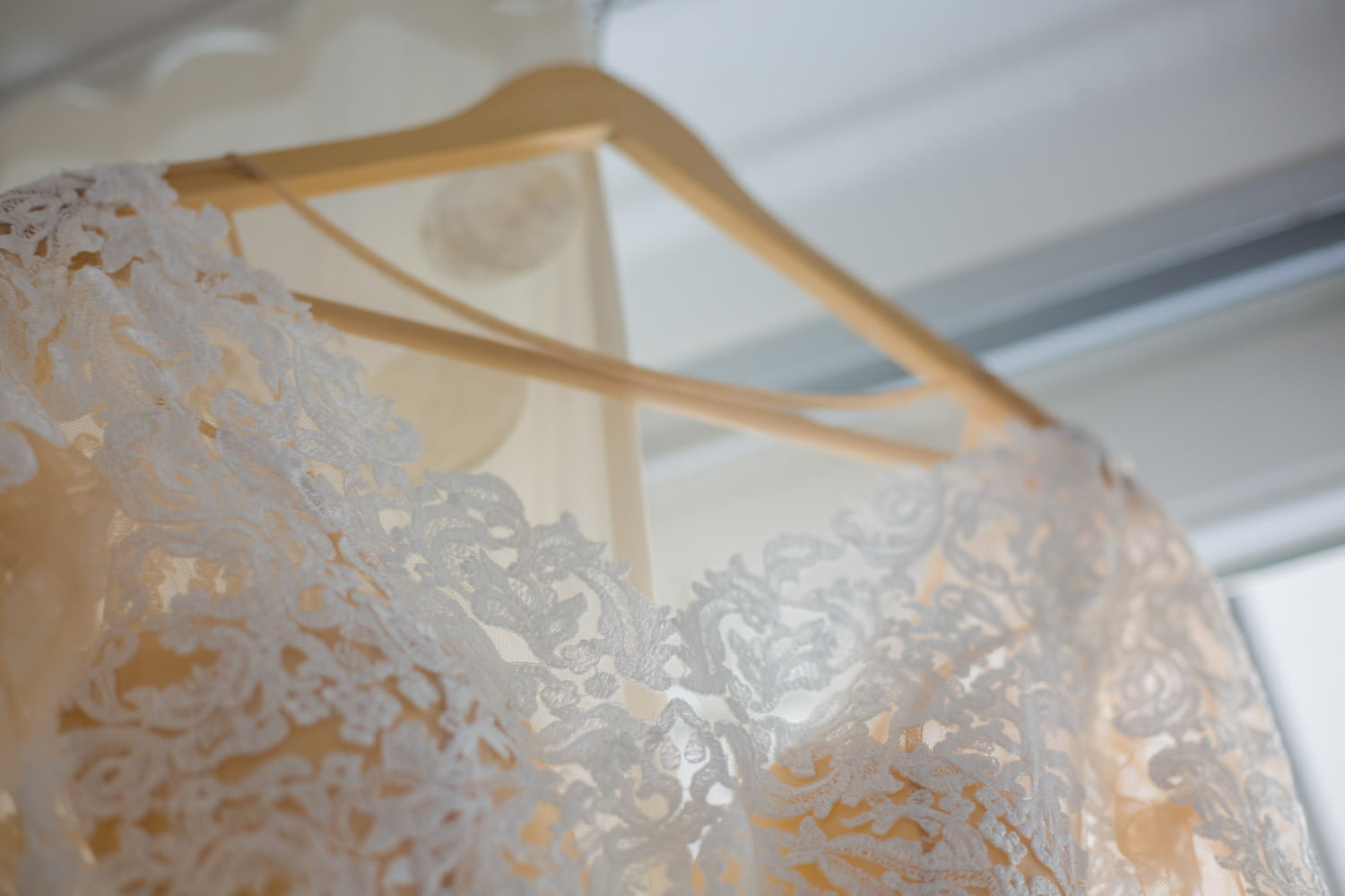 Brautkleid Detail Spitze Polnisch