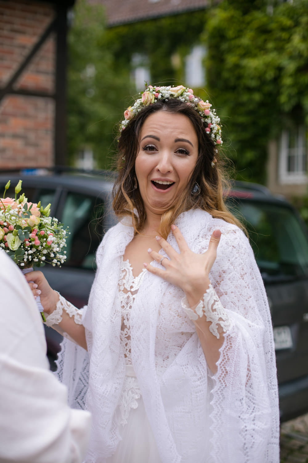 Hochzeit Farbkonzept Apricot
