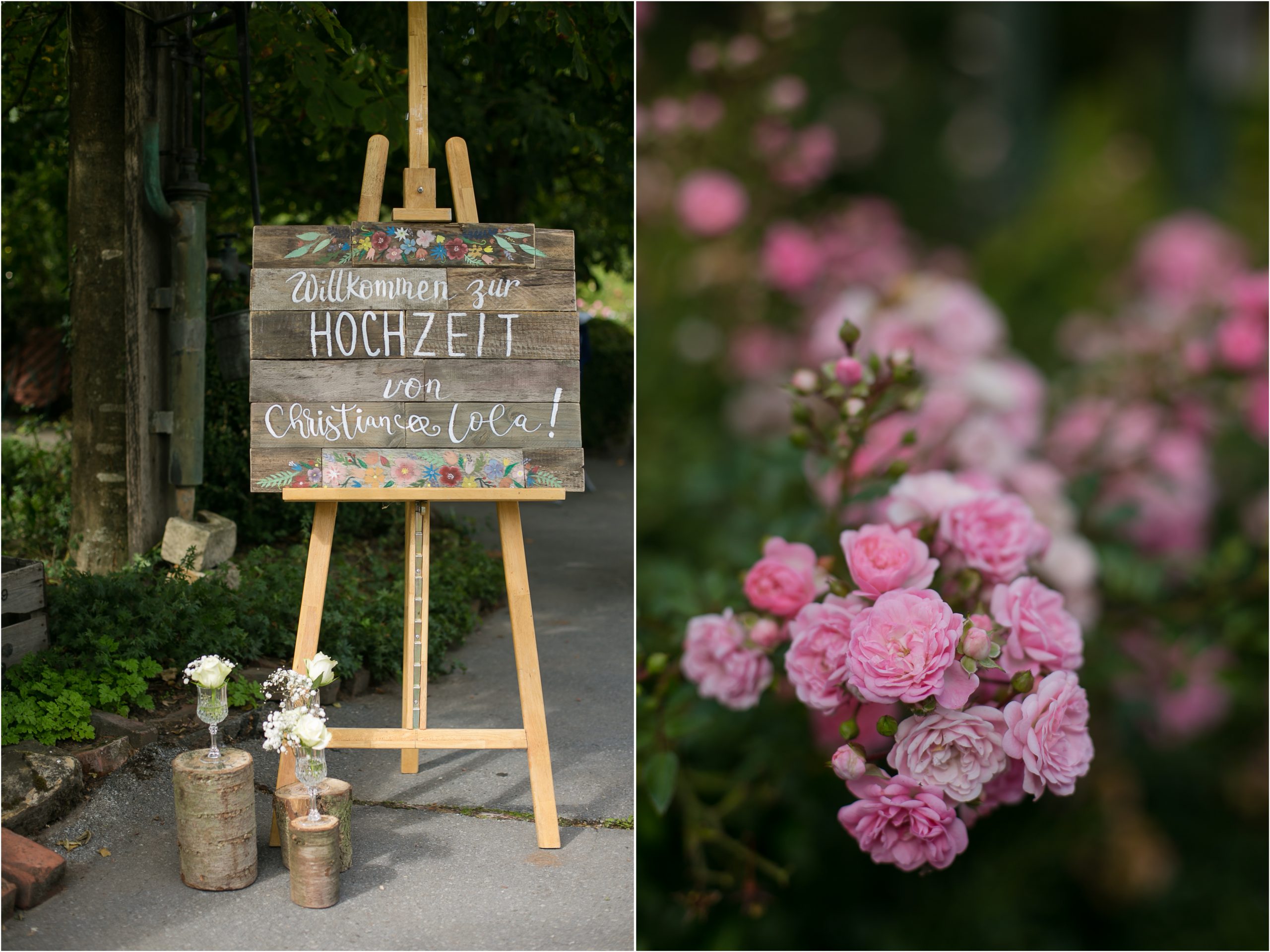 Hochzeit Nottuln im Farbkonzept Apricot