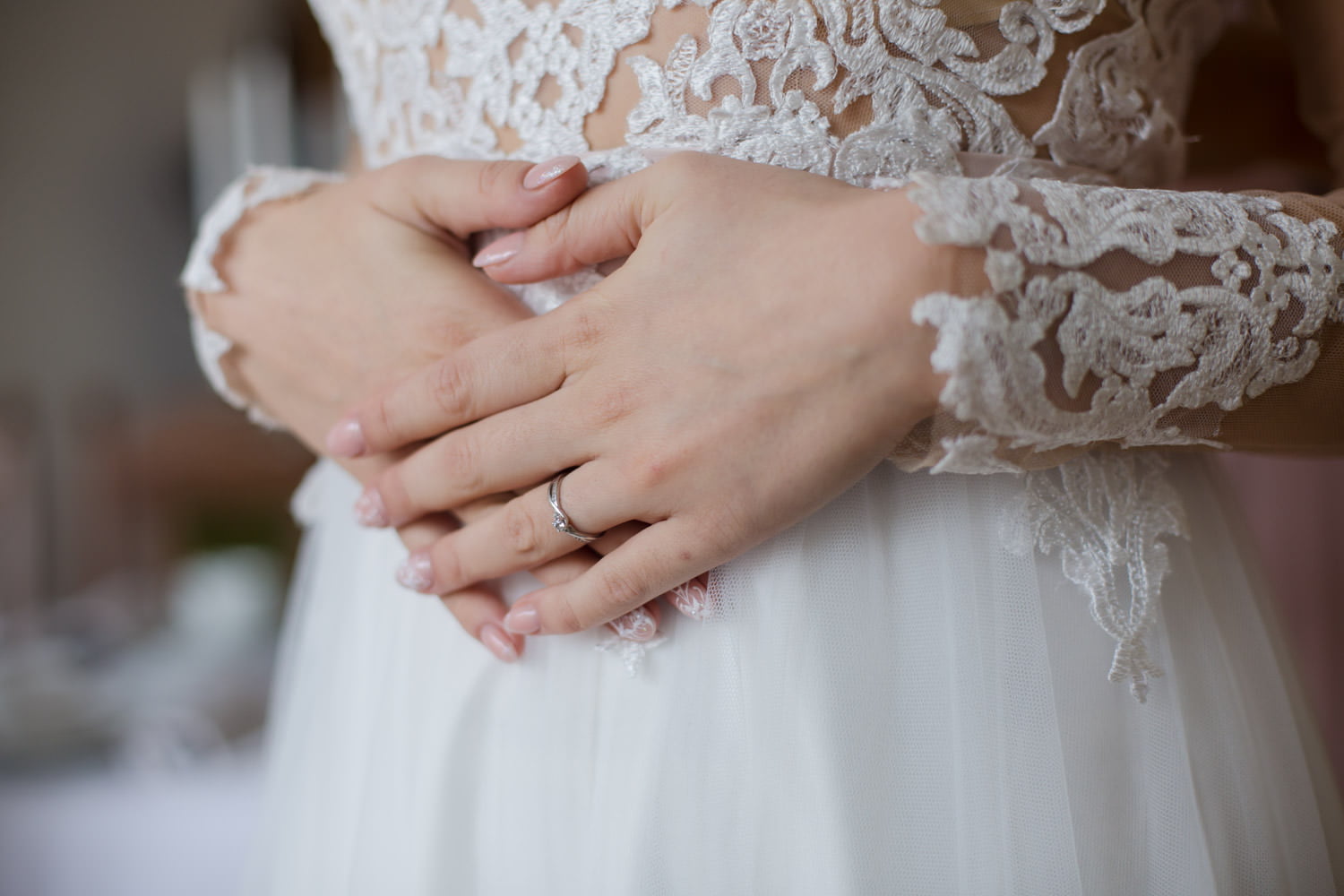 Hochzeit Spitze Verlobungsring