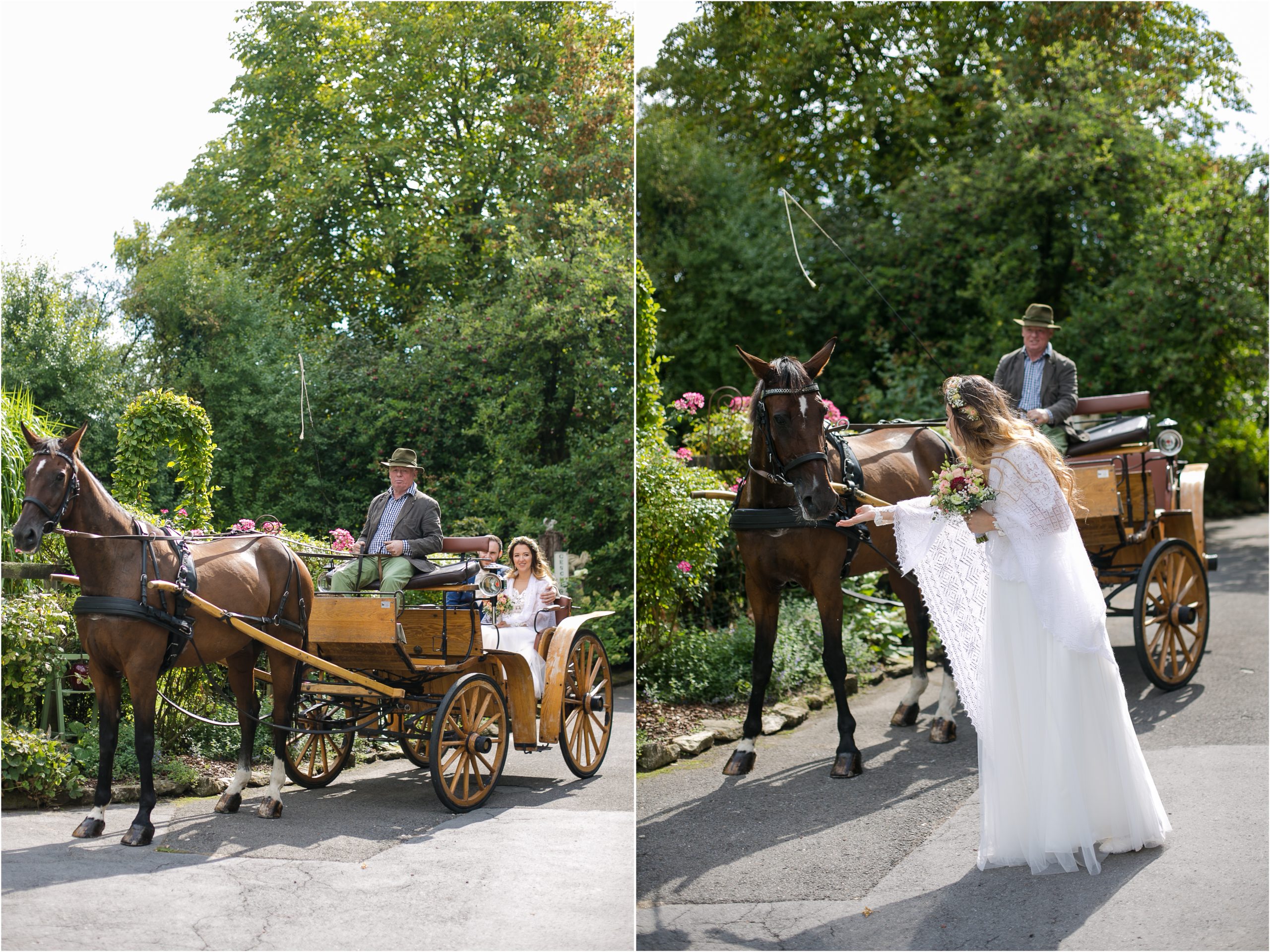 Hochzeitskutsche Nottuln Foto