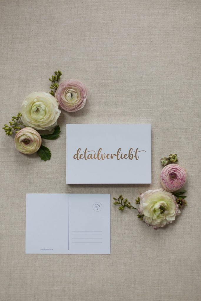 Postkarte detailverliebt