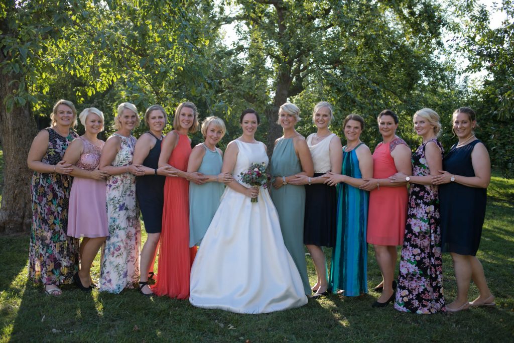 Gruppenfoto Hochzeit