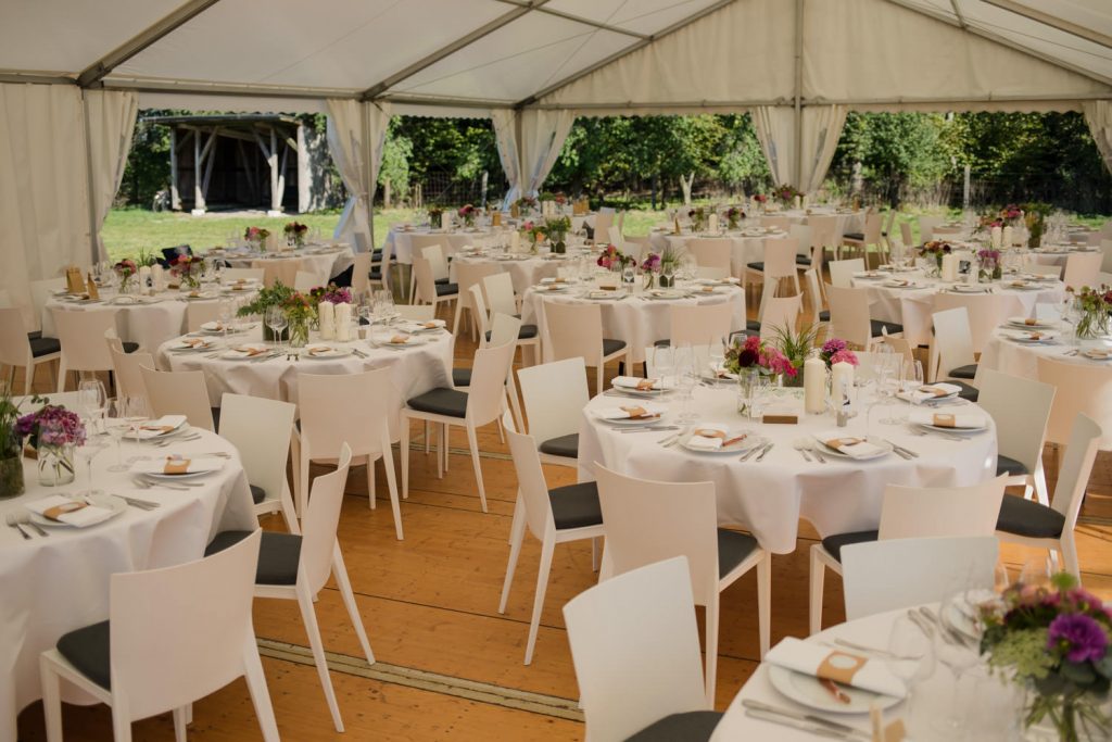 Hochzeit Dekoration Zelthochzeit