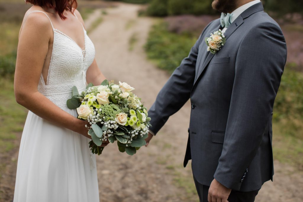 Hochzeit Paarshooting Westruper Heide Haltern