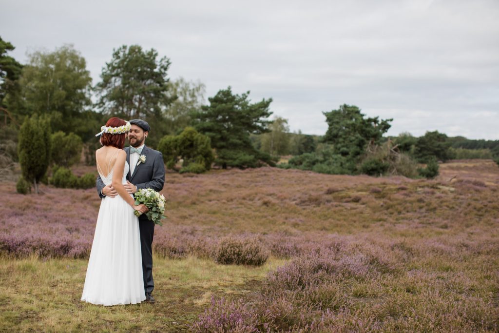 Hochzeit Paarshooting Westruper Heide Haltern