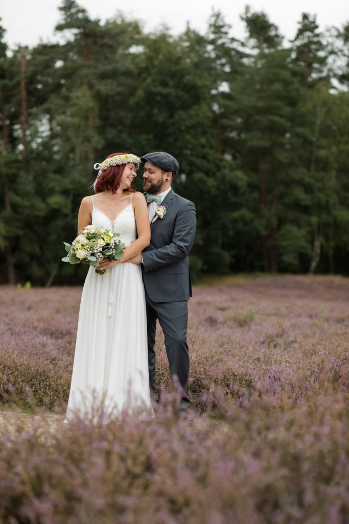 Hochzeit Paarshooting Westruper Heide Haltern