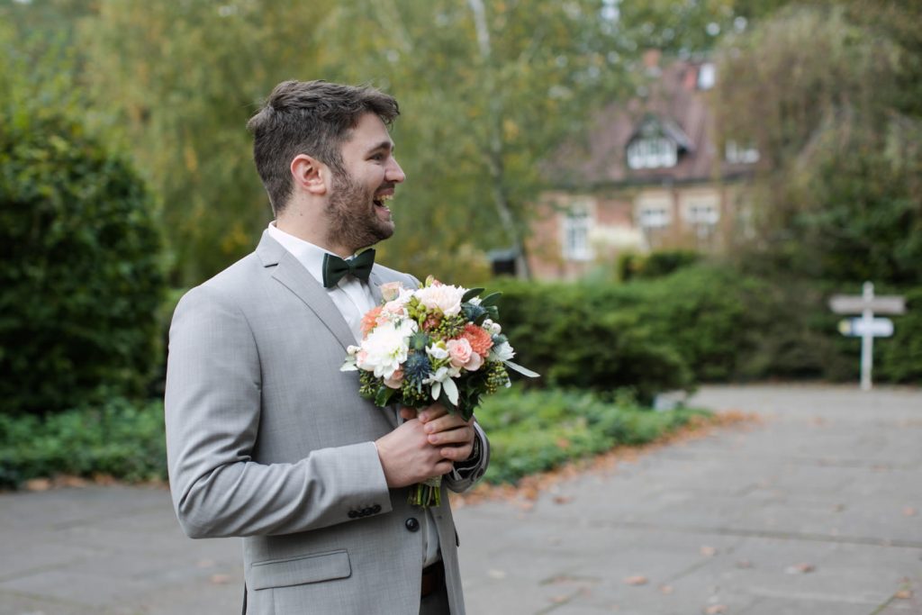 Hochzeit first look Fotografie
