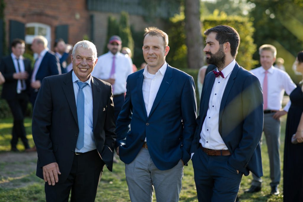 Sektempfang im Sommer
